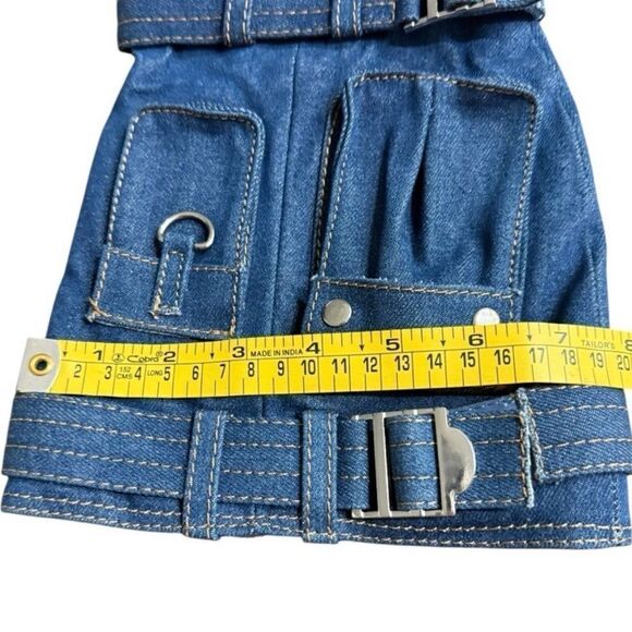 Rouge! Blue Denim Heeled Boots with Stiletto Heel Women’s Size 8.5 - Picture 12 of 14